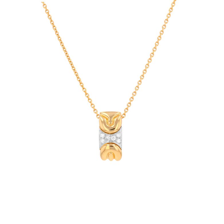 Collier diamants 0.15 carat 2 ors 7.29g Comme neuf -  reconditionné disponible sur Gemme Les Bijoux